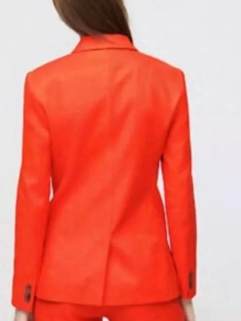 J. Crew parke vivid red-orange blazer size 8 - Picture 2 of 7